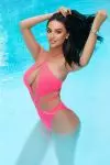 Assara friendly brunette, 34D