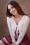 Zoya titillating brunette, 34B