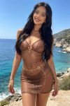 Melanie great personality brunette, 34A