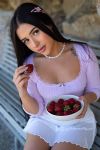 20 yrs Bazette opulent brunette, 34A